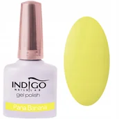 Lakiery hybrydowe - Żółty lakier hybrydowy do paznokci Indigo - miniaturka - grafika 1