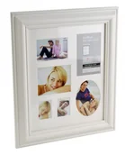 Ramki na zdjęcia - Ramka 24x30 galeria na 6 zdjęć biała - miniaturka - grafika 1