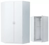 Szafy - Szafa Ola Sz06 Biały 106x106x193 - miniaturka - grafika 1