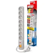 Listwy zasilające - HSK Data Listwa zasilajca S81.5 m szara 8 ACARS8-SZARY - miniaturka - grafika 1