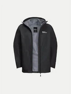Jack Wolfskin Kurtka przeciwdeszczowa Highest Peak 1115134 Czarny Regular Fit - Odzież trekkingowa męska - miniaturka - grafika 1