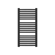 Grzejniki łazienkowe - Grzejnik łazienkowy RETTO 50 x 110 cm czarny - miniaturka - grafika 1