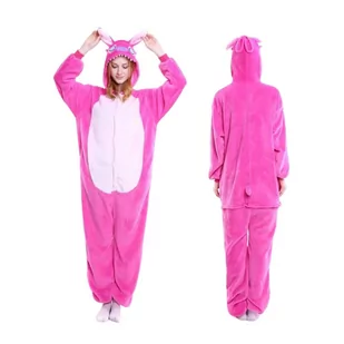 Piżama Onesie, Kigurumi - Stich - Różowy L:165 - 175cm - Moda i Uroda OUTLET - miniaturka - grafika 1