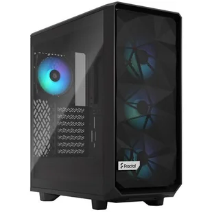 Fractal Design Meshify 2 Compact RGB Black TG Light Tint, tower case (Kolor: CZARNY, tempered glass) - Obudowy komputerowe - miniaturka - grafika 1