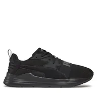 Sneakersy męskie - Sneakersy Puma Puma Wired Run Pure 389275 01 Czarny - miniaturka - grafika 1