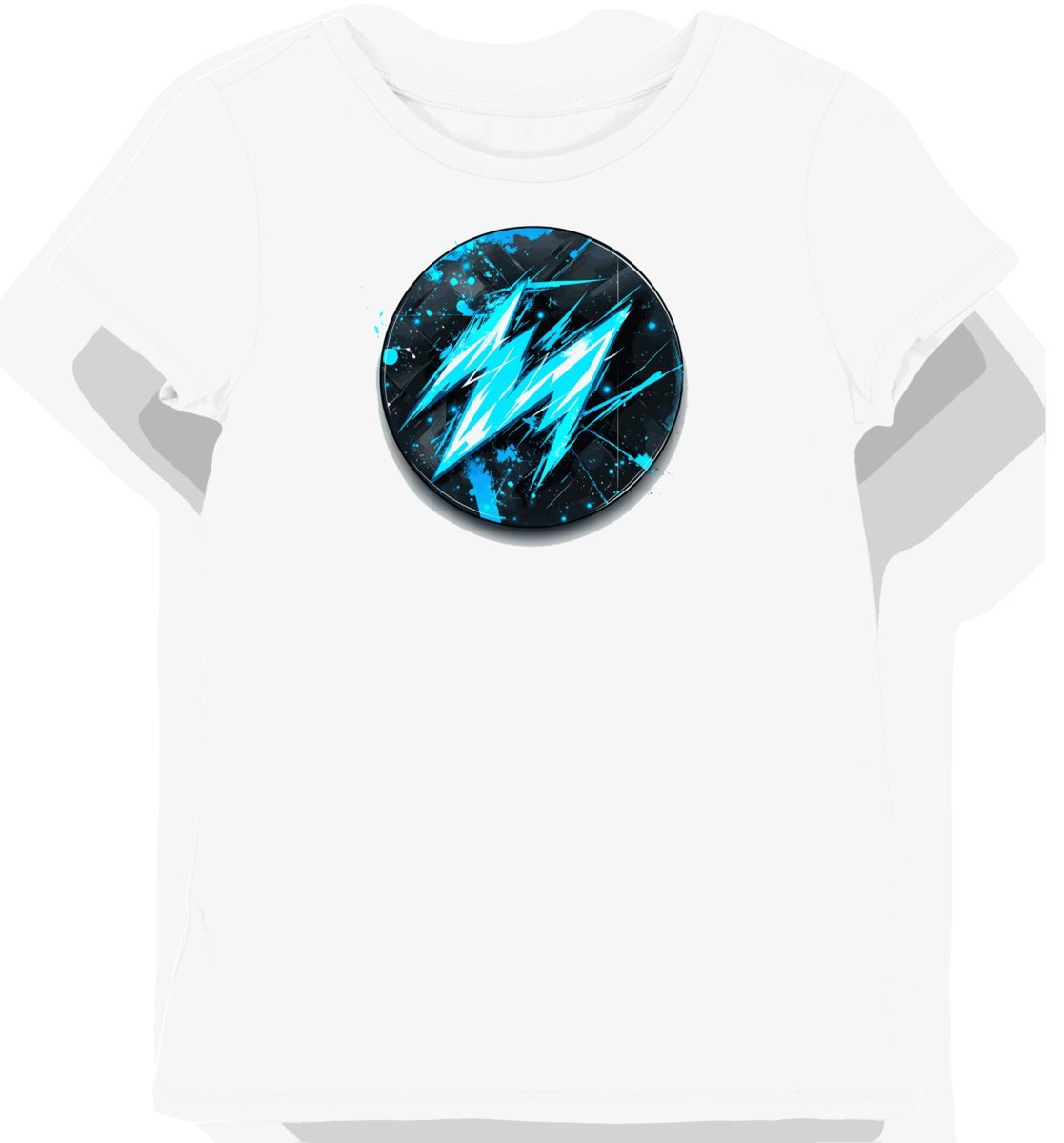 Koszulka damska biała z nadrukiem drużyny Esportowej M