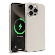 Etui i futerały do telefonów - Etui CRONG Color Cover Magnetic MagSafe do Apple iPhone 15 Pro Max Kamienny beż - miniaturka - grafika 1