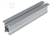 Akcesoria do kolektorów i fotowoltaiki - Profil aluminiowy bez ścianek bocznych z kanałem na śrubę teową i wpust, dł=2220mm (E-67-2220) - miniaturka - grafika 1