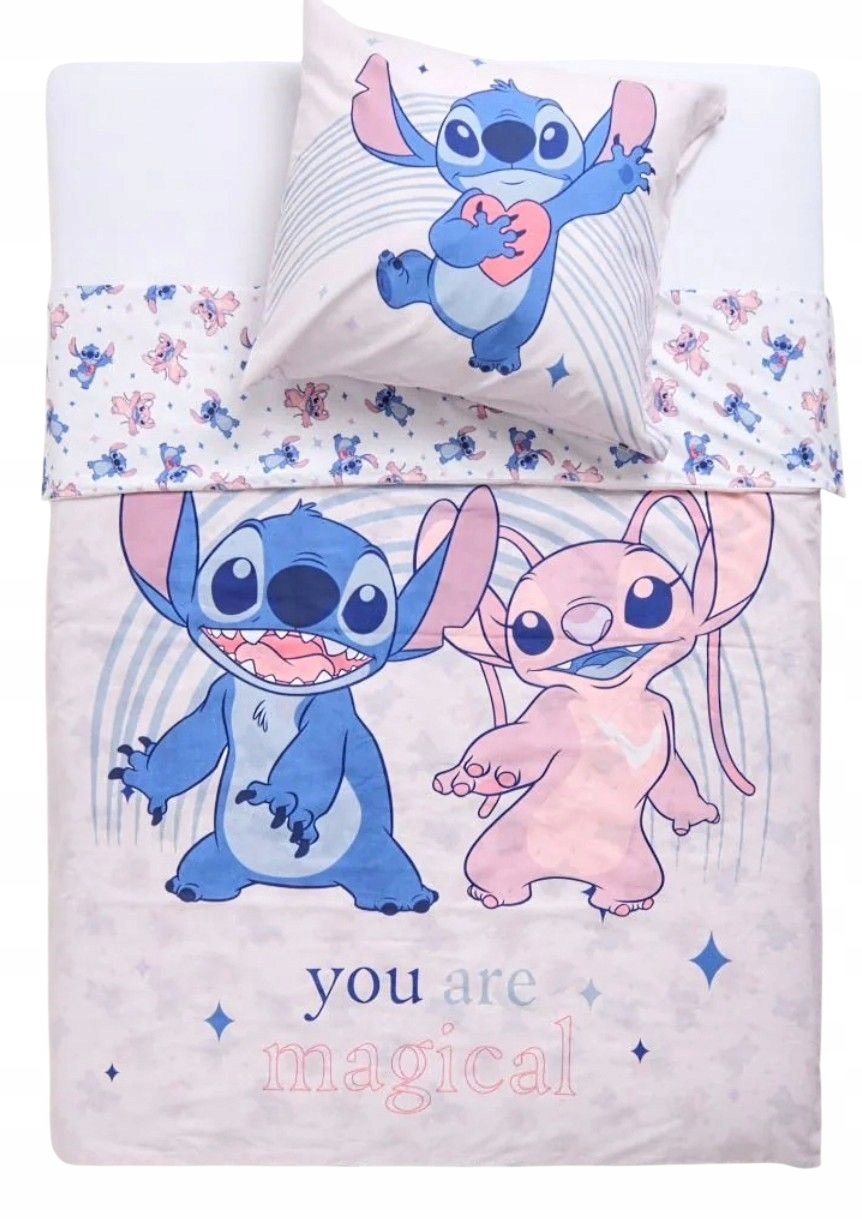 Disney pościel 100% bawełna Stitch Andzia 160x200 cm