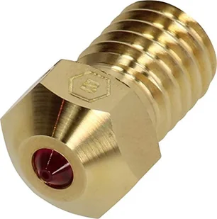 BROZZL RepRap M6 dysza Ruby 1,75 mm (E3D V6) średnica 0,6 mm do drukarki 3D - Filamenty i akcesoria do drukarek 3D - miniaturka - grafika 1