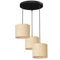Lampy sufitowe - Lampa wisząca w stylu boho, do salonu LX 5282 z serii RATTAN - miniaturka - grafika 1