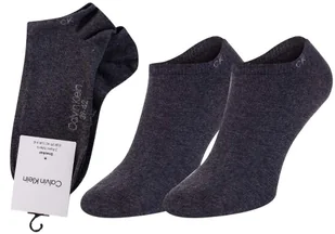 CALVIN KLEIN SKARPETY SKARPETKI STOPKI 2 PARY GREY 701218707 003 - Rozmiar: 39-42 - Skarpetki męskie - miniaturka - grafika 1