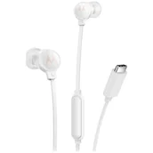 Słuchawki - Motorola Earbuds 3C-S USB-C biały - miniaturka - grafika 1