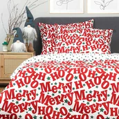 Pościel - Pościel JOLLY z mikrofibry ŚWIĄTECZNA 160x200 cm - miniaturka - grafika 1