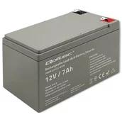 Baterie do zasilaczy awaryjnych UPS - QOLTEC 53076 Akumulator AGM 12V 7Ah max. 105A Security - miniaturka - grafika 1