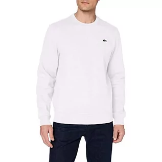 Swetry męskie - Lacoste Sportowy sweter męski, blanc/blanc, 5XL - grafika 1