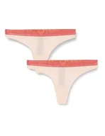 Majtki damskie - Emporio Armani Damskie majtki typu stringi (2 sztuki), nude, M - miniaturka - grafika 1