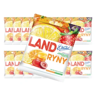 Cukierki Landryny o smakach owocowych, migdałowym i coli E.Wedel 1,44 kg 16 szt. E.Wedel - Cukierki - miniaturka - grafika 1