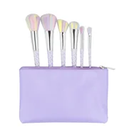 Pędzle do makijażu - Ilū, Basic, Zestaw 6 pędzli do makijażu + etui, Unicorn - miniaturka - grafika 1