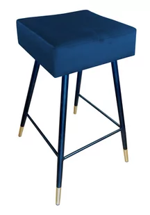 atosmeble.pl Hoker Max MG 16 noga czarna / złota - Krzesła - miniaturka - grafika 3