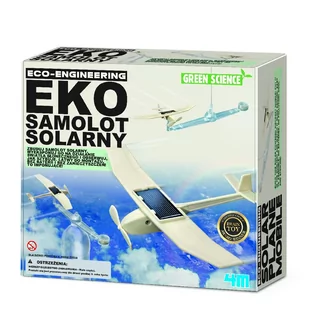 4M zabawka naukowa Eko Samolot Solarny - Mały naukowiec - miniaturka - grafika 2