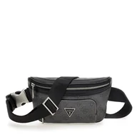 Nerki - Saszetka nerka Guess Vezzola Smart HMEVZL P3231 Czarny - miniaturka - grafika 1