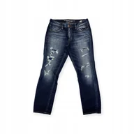 Legginsy - Jeansowe spodnie damskie AMERICAN EAGLE 12 - miniaturka - grafika 1