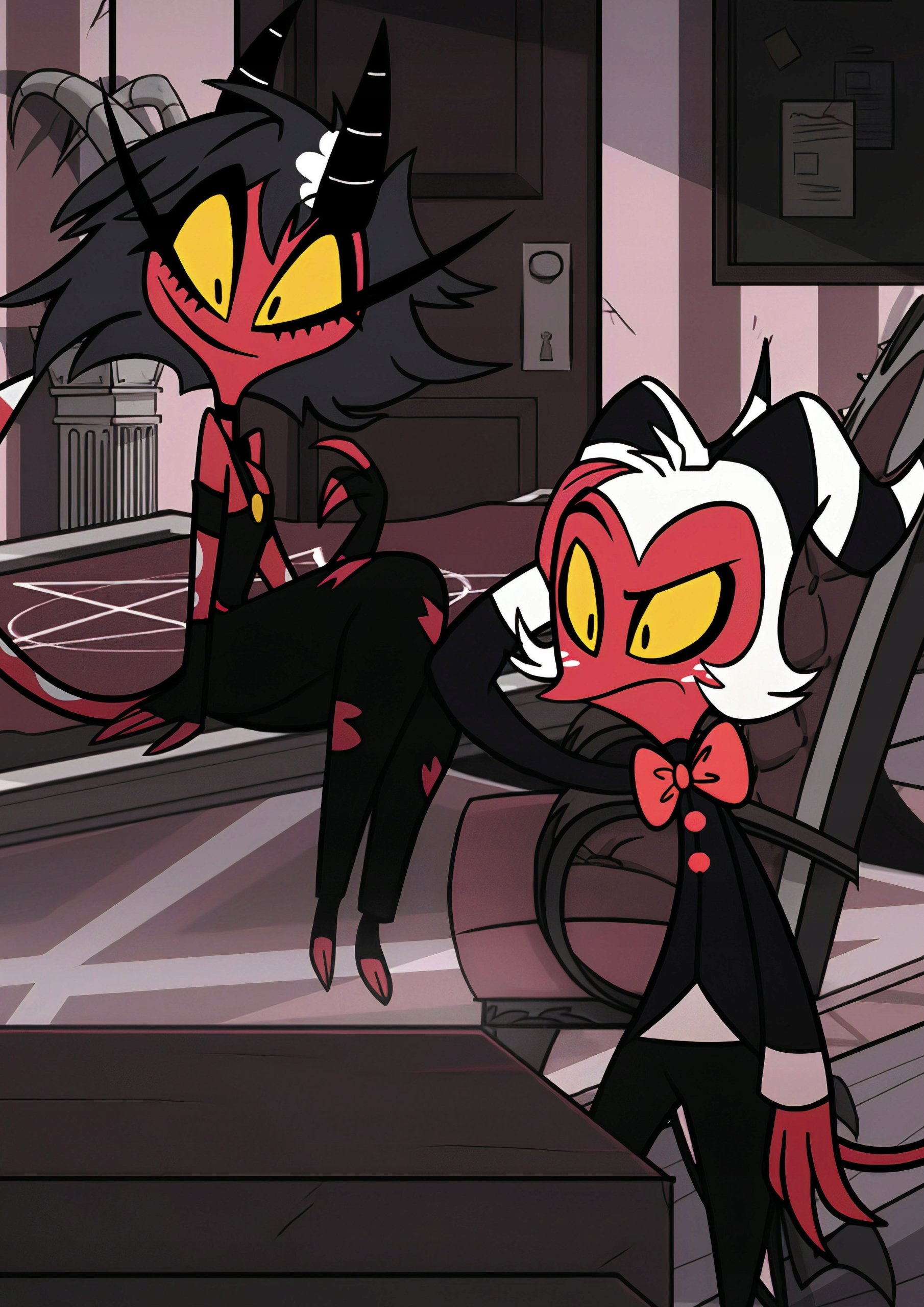 Plakat A2 Helluva Boss Hazbin Hotel Moxxie Millie