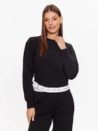 Bluzy damskie - Guess Bluza O3YQ01KBS91 Czarny Regular Fit - miniaturka - grafika 1