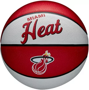 WILSON Miami Heat Retro Mini Piłka do koszykówki - Koszykówka - miniaturka - grafika 1