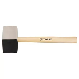 NEO-TOOLS Młotek gumowy 63 mm/680 g, czarno-biała guma TOP-25-068 - Młotki - miniaturka - grafika 1
