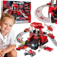 Klocki - WOOPIE Garaż Parking Straż Pożarna 43 el. - miniaturka - grafika 1