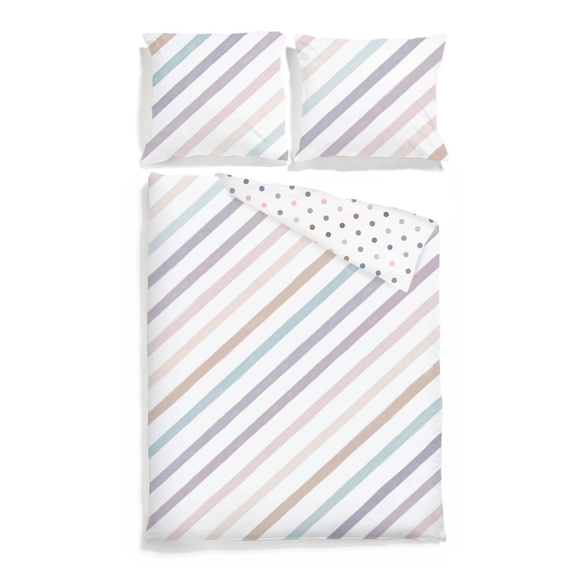 Pościel dwustronna Pastelowe duo 150 x 200 cm + 50 x 60 cm