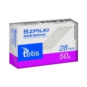 Artykuły biurowe - TETIS Szpilki 28mm 50g - miniaturka - grafika 1