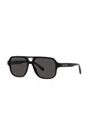 Okulary przeciwsłoneczne - Dolce & Gabbana okulary przeciwsłoneczne dziecięce kolor czarny 0DX4003 - miniaturka - grafika 1