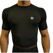 Kimona, stroje i obuwie - WarHouse Rashguard Krótki Rękaw Small Logo Black - miniaturka - grafika 1