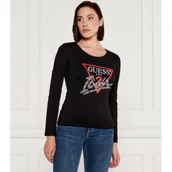 Bluzki damskie - GUESS Bluzka | Regular Fit - miniaturka - grafika 1