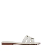 Klapki i japonki damskie - Aldo Klapki Gotosandal 13966710 Biały - miniaturka - grafika 1