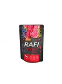 Mokra karma dla psów - Dolina Noteci Rafi Mokra Karma Dla Psa z Wołowiną, Borówką i Żurawiną 300 g - miniaturka - grafika 1