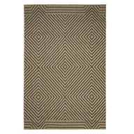 Dywany zewnętrzne - Panama  Dywan zewnętrzny beżowo-czarny 120 x 170 cm - miniaturka - grafika 1