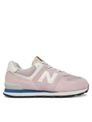 Buty dla dziewczynek - New Balance Sneakersy GC574VPK Różowy - miniaturka - grafika 1