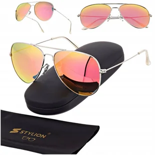 Okulary przeciwsłoneczne z polaryzacją pilotki POL-3026C srebrny/pomarańczowy - Okulary przeciwsłoneczne - miniaturka - grafika 1