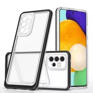 Etui i futerały do telefonów - Hurtel Clear 3in1 etui do Samsung Galaxy A13 5G żelowy pokrowiec z ramką czarny - miniaturka - grafika 1