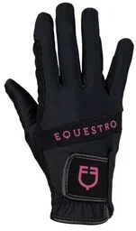 EQUESTRO Rękawiczki Technical - Rękawiczki jeździeckie - miniaturka - grafika 1