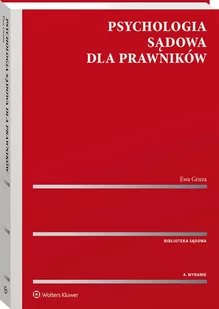 Psychologia sądowa dla prawników [PRZEDSPRZEDAŻ] - Prawo - miniaturka - grafika 1
