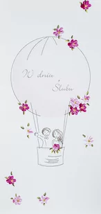 Karnet Ślub DL S15 Różowy balon - Albumy inne - miniaturka - grafika 1
