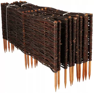5X Palisada Obrzeże Płotek Wiklinowy Ogród 100X40 - Ogrodzenia - miniaturka - grafika 1