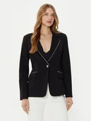 Marynarki i żakiety damskie - Guess Marynarka W5RN41 KCMU2 Czarny Regular Fit - miniaturka - grafika 1