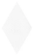 Płytki ceramiczne - Mozaika ceramiczna Rombic white 04 mat 11.5x20 cm - miniaturka - grafika 1