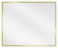 Lustra - Mexen Loft lustro łazienkowe prostokątne 60 x 50 cm, rama złota - 9852-060-050-000-50 - miniaturka - grafika 1